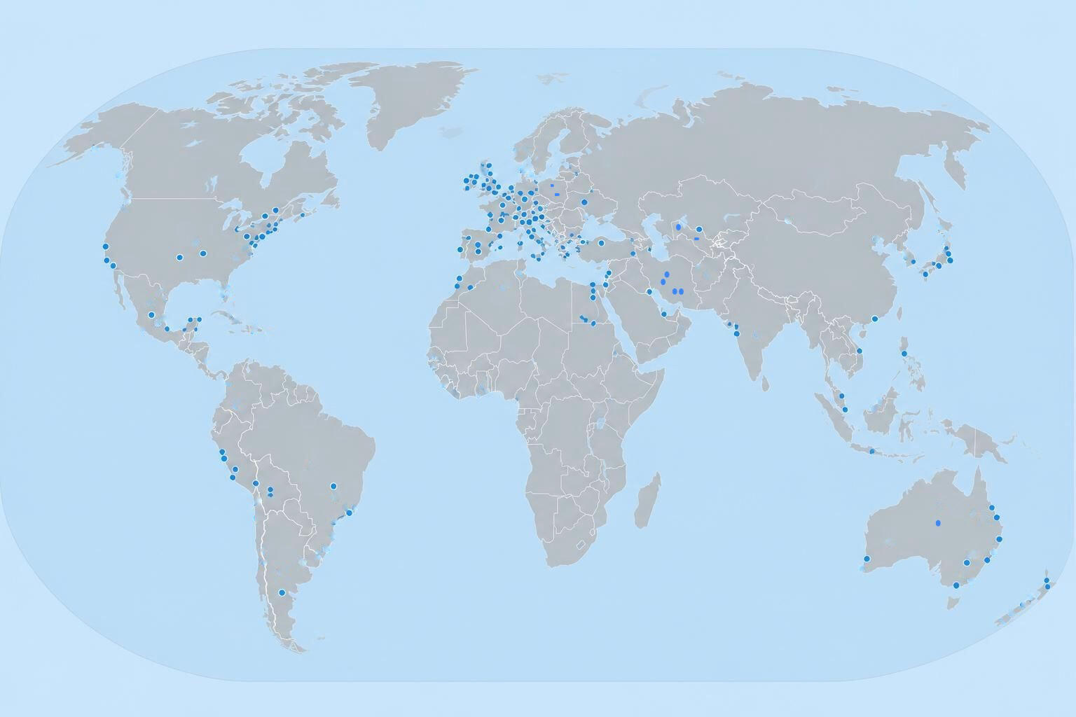 Paul McCarthy_iluminar.au_Paul’s travel map